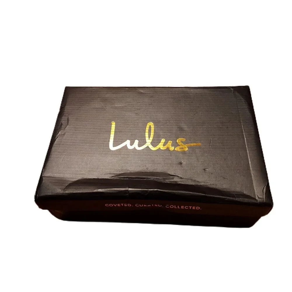Lulus Black Sued 4" High Heels Shoes Size 7 Chunky Heel Ankle Strap - Picture 6 of 11